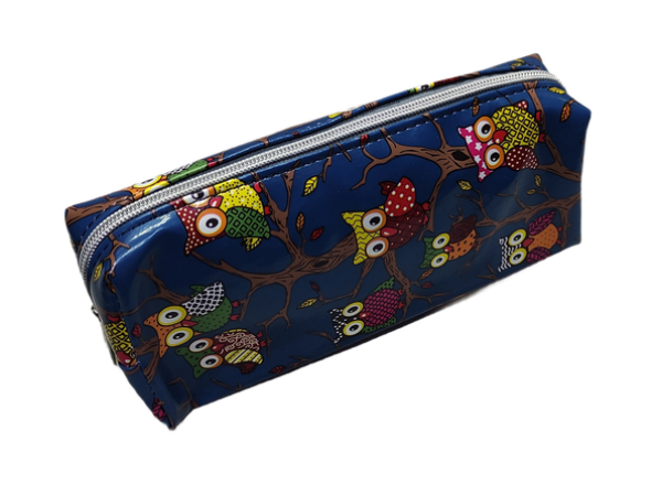 DERİ DESENLİ LÜKS TEK FERMUARLI KALEMLİK 026